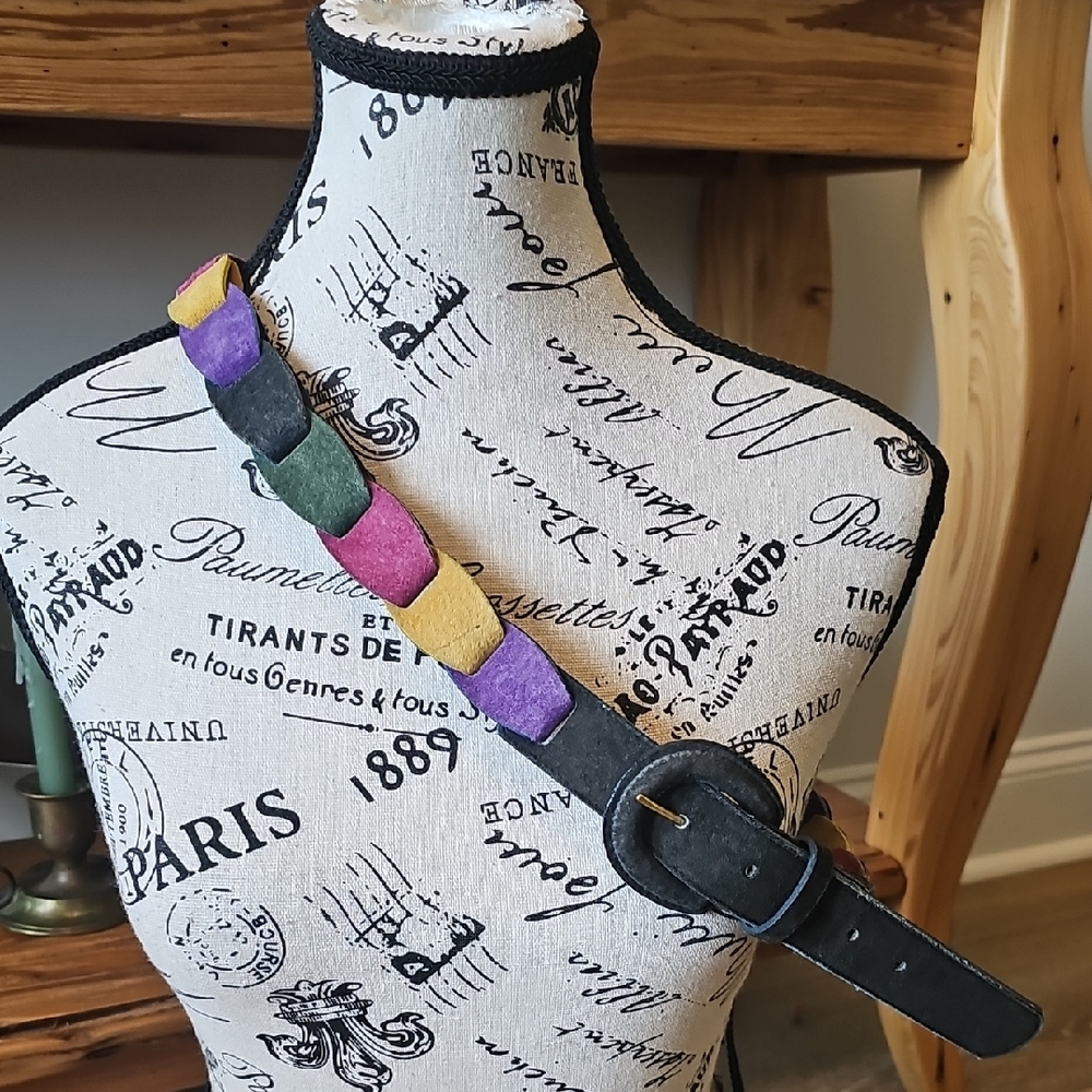 Suede Multicolor Belt